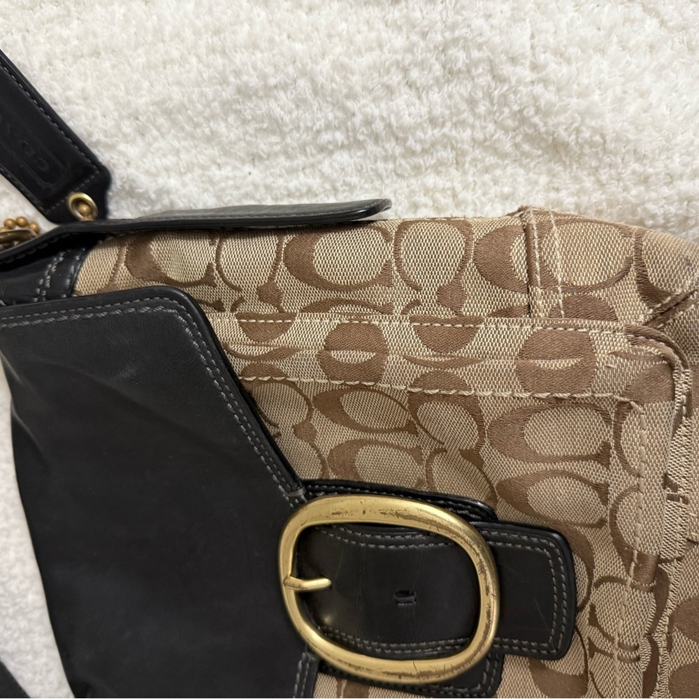 Coach Brown and Black  Legact Bleeker Signature Crossbody Bag - Picture 11 of 15